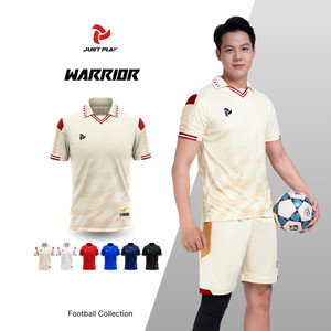 Meilleur prix de haute qualité unisexe maillot de football équipe uniforme étiquettes personnalisées broderie Original survêtement guerrier JP 100% Polyester - Product Image 3