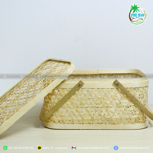 VENTE CHAUDE Exportation du Vietnam Paniers cadeaux en bambou réfléchis et écologiques pour toutes les occasions - Product Image 5