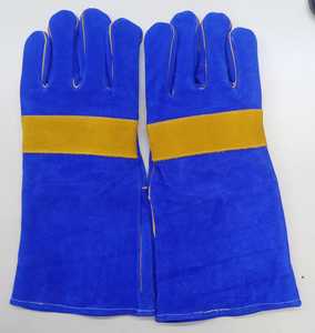 Industrial Men's & Women's Cow Split Leather <b>Gloves</b> Anti-Cut Safety Hand Protection for Welding & Working Mechanic Welder - Product Image 1