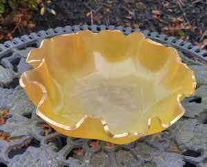 Tazón de Resina Hecho a Mano Inspirado en el Arte, Diseño de Estilo Alimentario, Forma Redonda, Superficie Lisa para Decoración de Mesa de Centro/Cafetería, Bajo Costo - Product Image 3