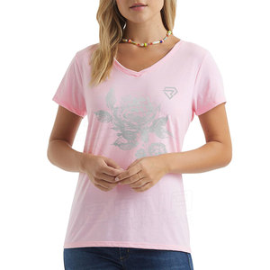 T-shirts décontractés d'été pour femmes de haute qualité, séchage rapide, respirants, en coton uni, écologiques, nouvelle collection, vêtements d'extérieur - Product Image 1