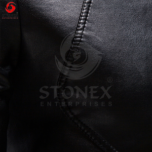 Veste en cuir pour hommes personnalisée de la meilleure qualité nouvelle arrivée style de rue avec col montant pour l'hiver différentes couleurs de conceptions - Product Image 5