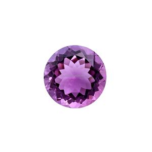 Forma de cuadros redondos 100% amatista natural púrpura Grado Superior mejor calidad piedras preciosas sueltas preciosas a granel Fabricación de joyas piedra OEM - Product Image 1