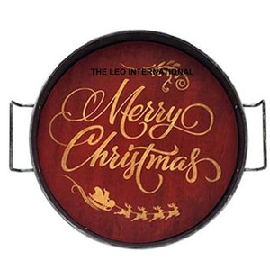 Bandeja Navideña Redonda con Diseño de Múltiples Estrellas, Hecha a Mano, de Alta Calidad y Lujo, Gran Venta - Product Image 6