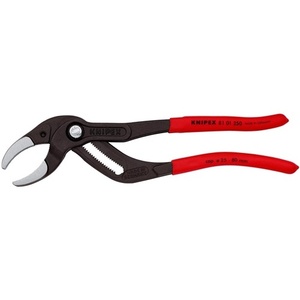 Pince à siphon de 250 mm de longueur, plage de serrage de 25 à 80 mm, noire, atramentisée, KNIPEX - Product Image 1