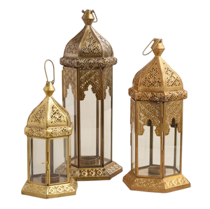 Moroccan <b>Decorative</b> Metal Hanging Candle <b>Lantern</b> With Colorful Glass Black Finished for Home & Garden Decor <b>Lantern</b> - Product Image 6