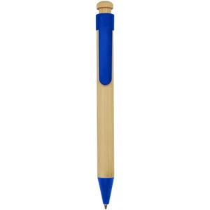 Penna a Sfera in Rattan e Bambù Ecologica, Gadget Sostenibile per l'Ufficio - Product Image 3