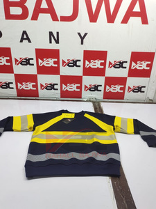 เสื้อเซฟตี้แขนยาวสไตล์ใหม่สำหรับผู้ชายเสื้อสเวตเชิ้ตสีเหลืองชุดความปลอดภัยเสื้อวอร์มนิรภัย Hi-Vis สำหรับผู้ชาย - Product Image 2