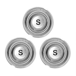 3 Cuchillas de Repuesto para Afeitadora Eléctrica Rotativa, Resistentes al Agua IPX7, para Rostro con Recortador Desplegable - Product Image 5