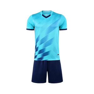 Conjunto de camiseta de fútbol personalizado para hombres y niños, secado rápido, transpirable, para hombres, niños, equipo, club, entrenamiento, conjunto de uniforme de fútbol - Product Image 2