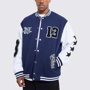 Chaqueta Universitaria de Béisbol Letterman para Hombre, Poliéster, Manga Larga, Ropa Exterior Universitaria, Bordado Personalizado, Diseño con Botones - Product Image 6