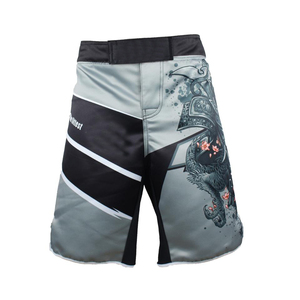 Short MMA Short de combat de lutte Short de boxe MMA Sublimation Logo en relief Short Design Fabriqué au PAKistan - Product Image 3
