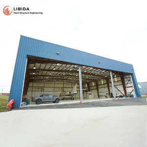 Hangar d'<span class=keywords><strong>avion</strong></span> préfabriqué en structure métallique, hangar d'<span class=keywords><strong>avion</strong></span> métallique sur mesure, bâtiment industriel préfabriqué pour l'aviation - Product Image 3