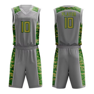 2025 nueva llegada conjunto de uniforme de baloncesto personalizado de alta calidad transpirable cómodo Impresión de logotipo de talla grande verano THT USA - Product Image 4
