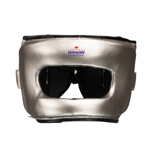 คิกบ็อกซิ่งเฮดการ์ดสีดำสีทองสำหรับฝึกศิลปะการต่อสู้และชกมวยทำจากหนัง PU - Product Image 5