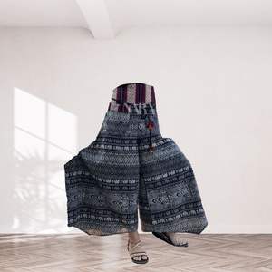 Style Naga Sarouel Confortable Coupe Décontractée 100% Toile de Coton Respirant Écologique Activités Quotidiennes Mode Ethnique - Product Image 2