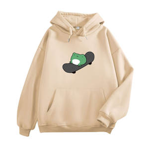 Sudaderas con capucha de gran tamaño con estampado gráfico de manga larga para mujer - Product Image 3