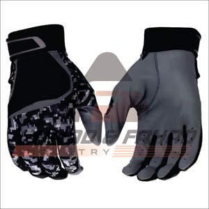 Guantes de bateo de béisbol y softbol de piel de cabra de alta calidad personalizados transpirables y resistentes al desgaste para posición de receptor - Product Image 4