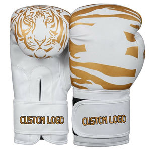 Guantes de Boxeo de Diseño para Entrenamiento de Artes Marciales, Cómodos, de Cuero, de 8oz-16oz, con Logotipo Personalizado, Impermeables y Antideslizantes - Product Image 3