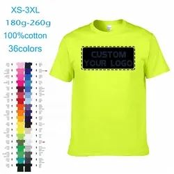 เสื้อยืดสีดำสีขาวสำหรับผู้ชายเสื้อยืดธรรมดาพิมพ์โลโก้305gsm ผ้าฝ้าย100% แบบกำหนดเอง - Product Image 6