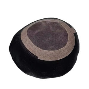 Prótesis capilar de cabello humano con base mono, peluca de cabello humano con base mono, cabello Taz BD - Product Image 3