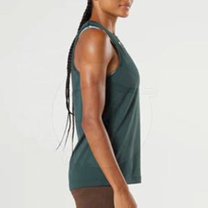 Camiseta sin mangas de gimnasio para mujer personalizada con MOQ bajo - Product Image 5