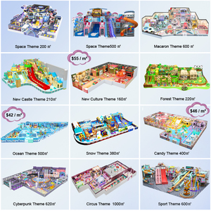 Parque Infantil Comercial Temático del Océano, Personalizado, Grande, para Niños, Interior, con Tobogán Gigante, Circuito <span class=keywords><strong>de</strong></span> Cuerdas y Arenero para Centro Comercial o FEC - Product Image 6