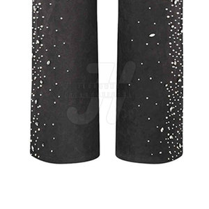 Pantalon de travail décontracté à quantité minimale de commande basse pour hommes en coton avec strass Pantalon taille haute et droit pour l'extérieur Pantalon avec strass pour hommes - Product Image 6