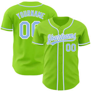 Jersey de equipo uniforme de béisbol cosido Impresión digital sublimación diseño propio personalizado - Product Image 1