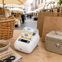 Imprimante d'étiquettes de prix compacte Xprinter BX1, imprimante de documents très vendue pour les boutiques Etsy