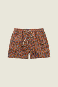 Shorts de bain et de plage pour hommes en PET recyclé, à faible MOQ, imprimés, séchage rapide, en tissu polyester extensible, style boardshorts, style urbain - Product Image 6