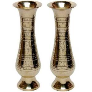 Vases à fleurs de décoration de table pour maison et restaurant Vases à fleurs en aluminium métal plaqué or brillant - Product Image 6