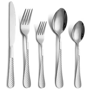 Matte Finish Stainless Steel Cutlery Set Fork Knife Spoon Home Hotel Dining Tableware - Product Image 3