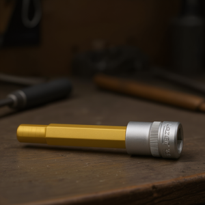 Hazet 3/8'' Inch Hexagonal Short Screwdriver <b>Socket</b> with Knurling Square Product Category <b>Socket</b> - Product Image 3