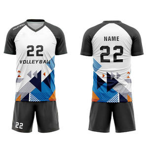 Impression par sublimation sur uniforme de volley-ball personnalisé, tissu doux et confortable, idéal pour les tournois professionnels, les tenues d'entraînement d'équipe. - Product Image 3