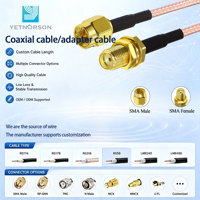Câble Coaxial RG58/U de Haute Qualité en Gros, Gaine PVC Mil-Spec, Conducteur en Cuivre Étamé Toronné 20AWG, Câble de Communication PE