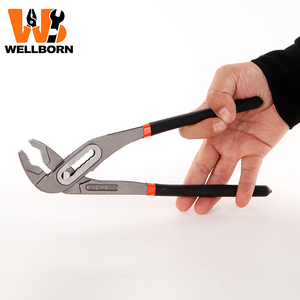 <span class=keywords><strong>Pince</strong></span> de plomberie multifonctionnelle en acier au chrome-vanadium avec poignée souple en plastique, 8, 10 et 12 pouces, ouverture rapide <span class=keywords><strong>pour</strong></span> robinets de salle de bain - Product Image 4