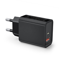 Chargeur USB C USB A GaN 45W à double port, adaptateur d'alimentation à charge rapide PD, prise coréenne, certificat KC pour ordinateur portable, téléphone, iPad, Samsung