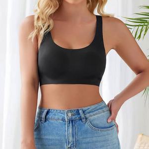 บราไร้รอยต่อระบายอากาศได้ดีสำหรับผู้หญิงสปอร์ตบราออกกำลังกายเซ็กซี่แบบนุ่มโลโก้ออกแบบได้ตามต้องการ - Product Image 6