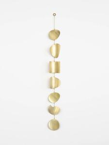 Joyería navideña decoración del hogar guirnalda colgante de pared pátina negra decoración del hogar formas desgastadas de rocas de río - Product Image 4