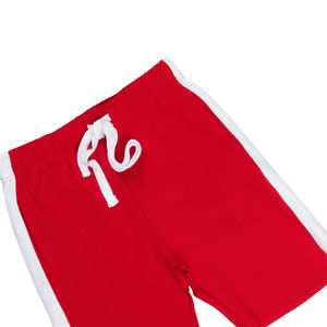 Último diseño personalizado Casual verano hombres pantalones cortos conjunto servicio OEM personalizado su propio estilo de secado rápido poliéster/algodón - Product Image 3