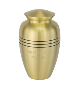 Urnas de cremación de nuevo diseño, urna funeraria de forma redonda de Metal, superventas, estilo americano personalizado para suministros funerarios - Product Image 2