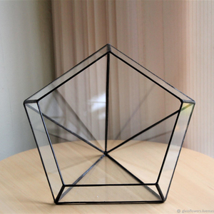 Terrario de cristal decorativo de estilo tradicional más vendido, jarrón de cristal de la mejor calidad para plantas, contenedor, decoración de comedor - Product Image 5