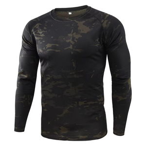 Camisetas de pesca con estampado de sublimación de camuflaje para hombre, camisetas de caza con protección solar UV al por mayor - Product Image 5