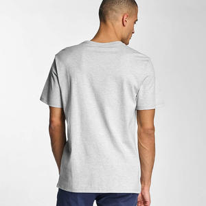 T-shirt de haute qualité Design personnalisé blanc 100% coton col rond t-shirt hommes t-shirts t-shirt pour hommes avec logo d'impression en silicone - Product Image 6