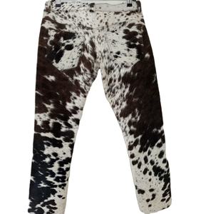 Nuevos pantalones de piel de vaca originales de alta calidad para hombre, pantalones de piel de vaca con pelo, pantalones de cuero - Product Image 1