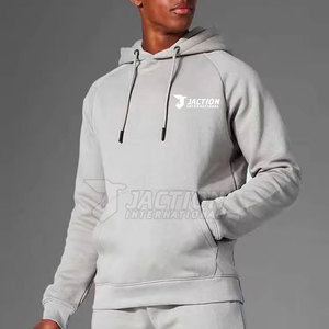 Custom Design High Quality <b>Pullover</b> <b>Men</b> Fleece Hoodie Set Solid Casual Plus Size <b>Men</b> Fleece Hoodie Set - Product Image 4