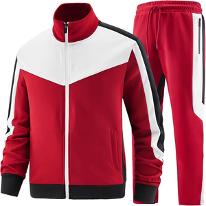 ชุดวอร์มผู้ชายคุณภาพสูง มีฮู้ด ระบายอากาศได้ดี สไตล์ลำลอง สำหรับเล่นกีฬา  รับสกรีนโลโก้  แบบสองชิ้น ลายเรียบ  ไซส์ใหญ่  ใส่สบายในฤดูหนาว - Product Image 2