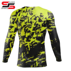 Protection contre les éruptions cutanées personnalisée légère pour hommes Protection solaire avec manches longues Surf et BJJ Logo personnalisé Baselayers - Product Image 2