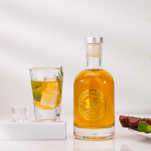 Promotion Bouteille en verre de 200ml pour boissons à la vodka aromatisées pour importation <span class=keywords><strong>Tequila</strong></span> mexique pour fabricant de liège Jelly Candy Conserves - Product Image 5